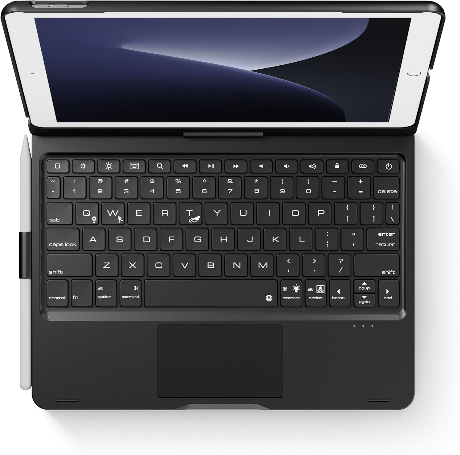 edaiser Swivel Keyboard Case for iPad 10.2 inch and More