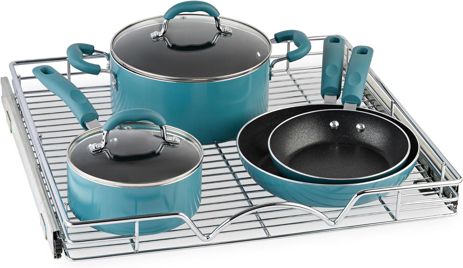 HOLDN STORAGE Pull Out Cabinet Organizer for Easy Kitchen Access