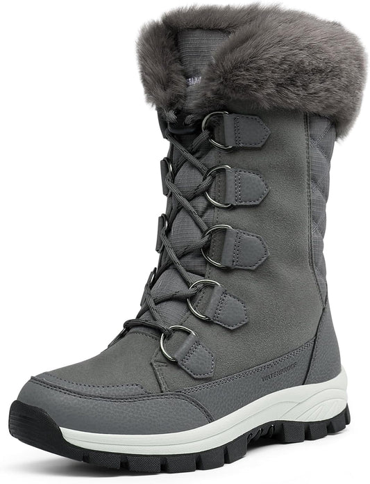 DREAM PAIRS Women's Waterproof Winter Snow Boots for Comfort