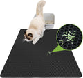 Matace Cat Litter Mat Large 35in x 24in - Waterproof Rubber Tracking