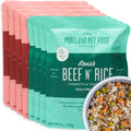 Fresh Dog Food Pouches for Pups - Salmon & Beef Variety Pack