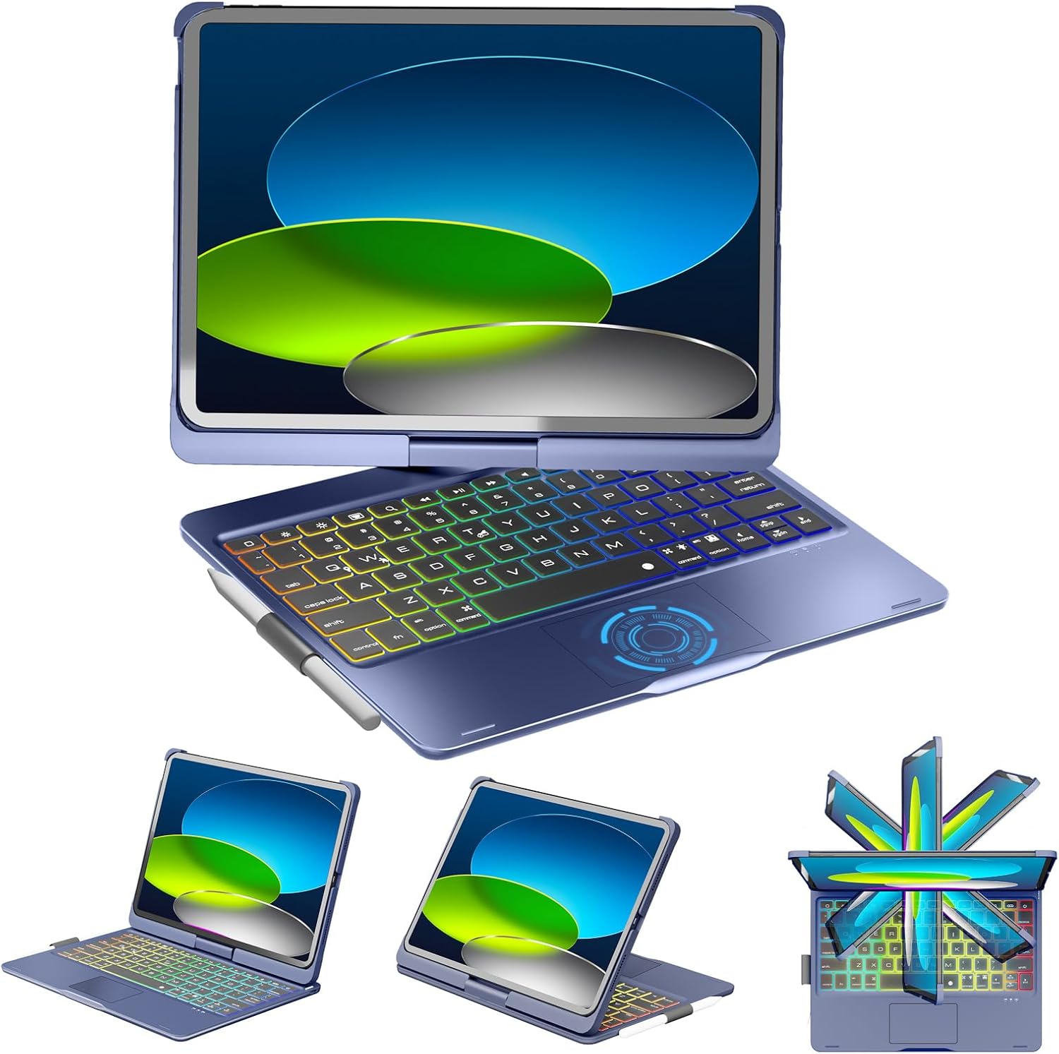 NOKBABO iPad Case with Keyboard and Touchpad for 11 inch Models