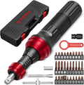 1/4ft 10-80in.lb Torque Screwdriver 36 PCS Set - Precise Click Torque