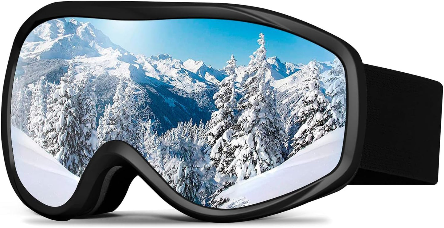 VEWOE Anti-Fog Ski Goggles UV400 Protection