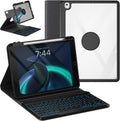 OYEEICE Keyboard Case for iPad 9th Generation - Detachable Backlit