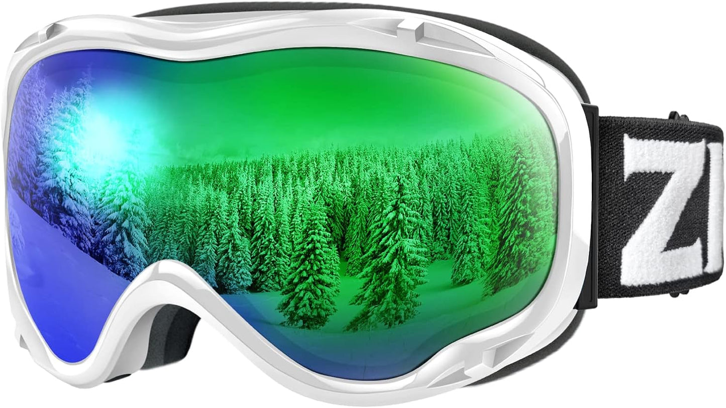 ZIONOR Lagopus B1 Ski Goggles: OTG Anti-fog