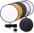 51in/130cm 5-in-1 Light Reflector for Photography - Portable Lighting