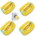 Laundry Shoe Bags for Washing Machine - Deep Clean 4Pc Set