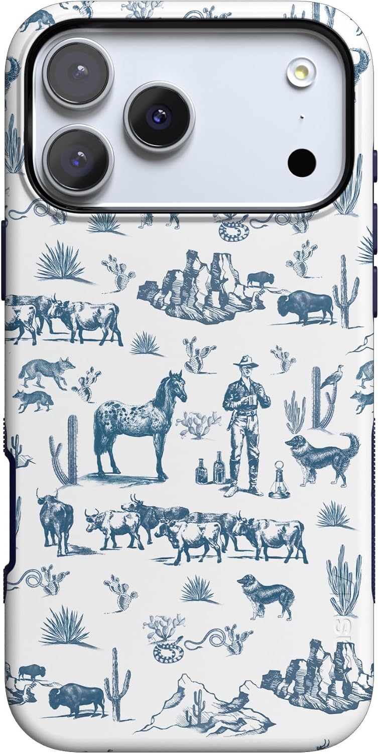 Casely iPhone 17 Pro Case - Wild West Adventure Design