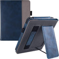 Kindle Paperwhite 6.8 in Stand Case - Navy Blue Sleeve with Strap