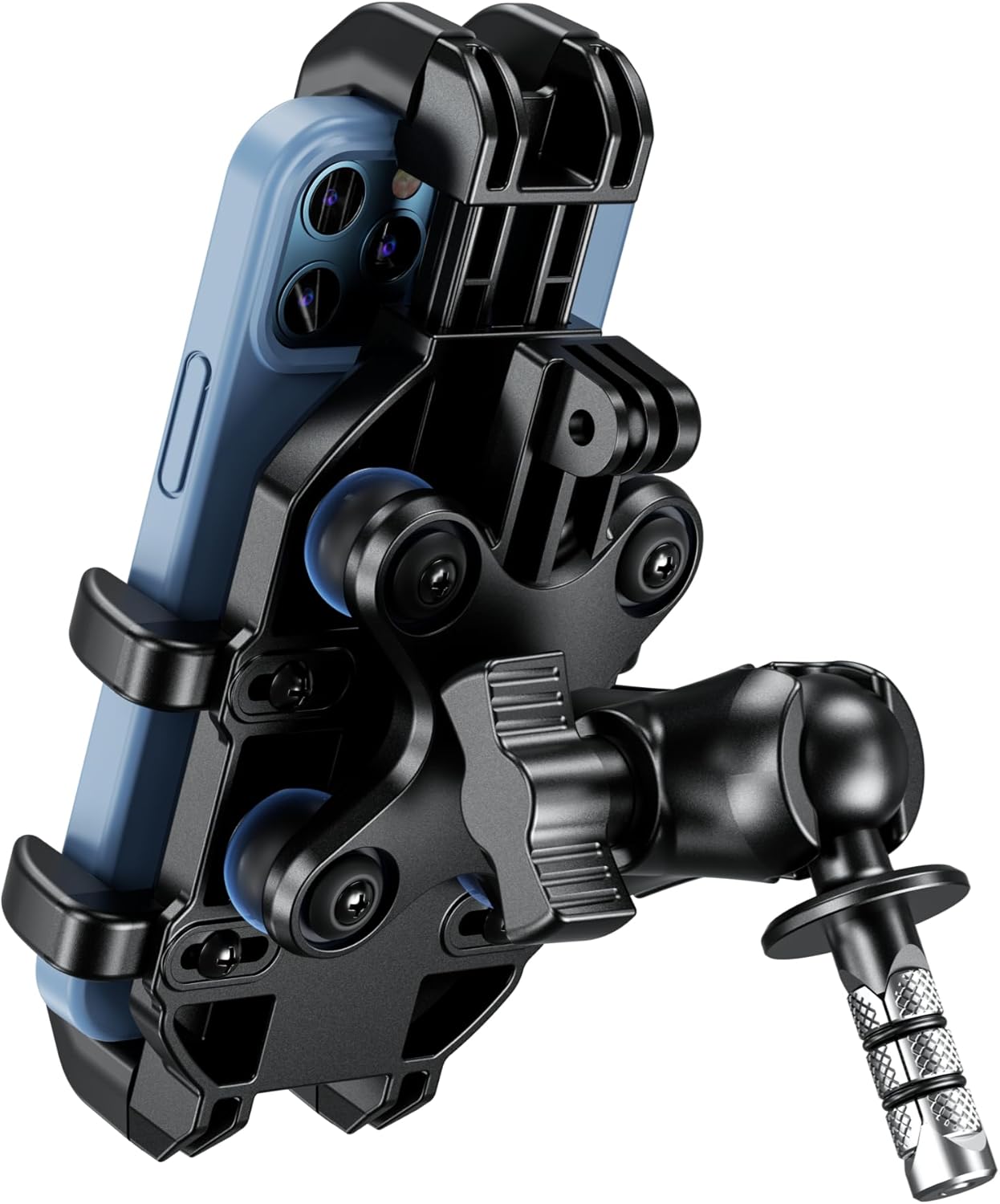 BRCOVAN Motorcycle Fork Stem Phone Mount Holder for Smartphones