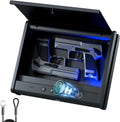 Gun Safe Biometric Pistol Safe with Fingerprint Keypad - Quick Access
