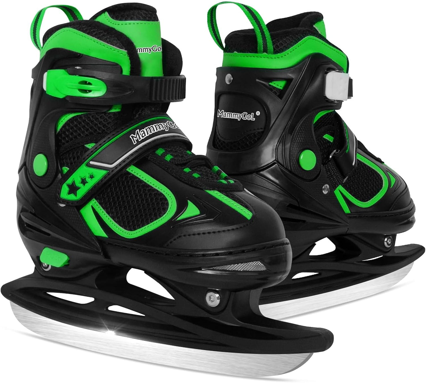 MammyGol Adjustable Ice Skates for Kids - Safe and Comfortable