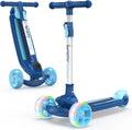 Kick Scooter for Kids Ages 3-10 - Sturdy Foldable Scooter with LED