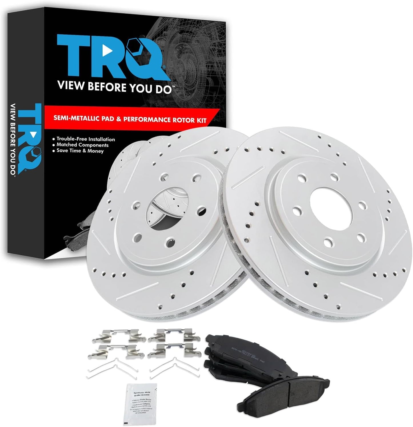TRQ Front Metallic Brake Pad & Performance Rotor Kit Review