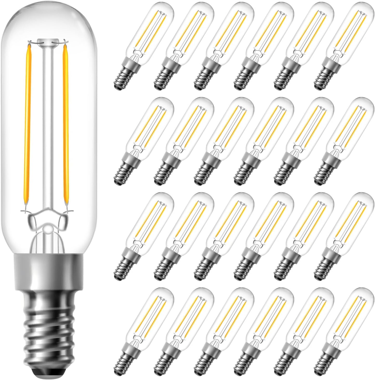 T6 LED Light Bulbs, 40W Equivalent Dimmable Soft Warm White