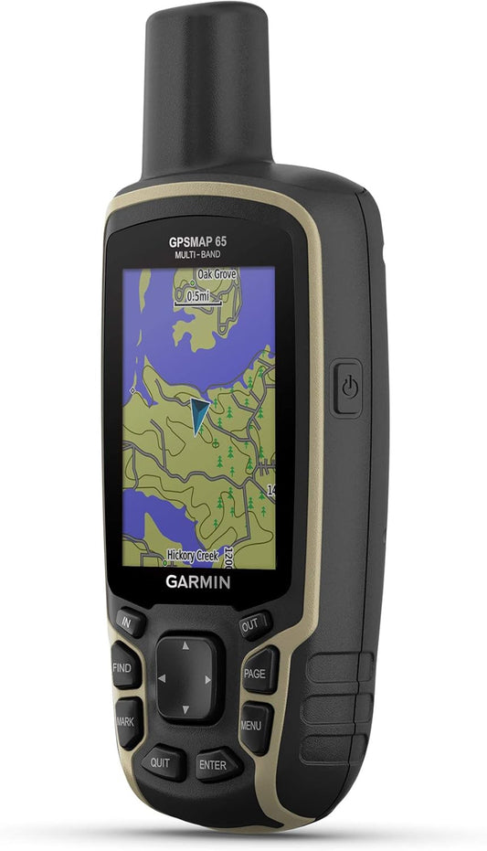 Garmin GPSMAP 65 Handheld with Multi-Band Technology and Display