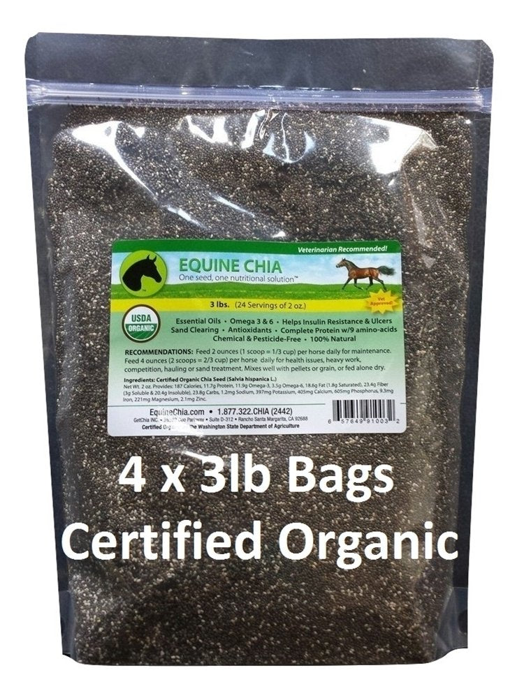 Equine Chia Certified Organic Chia Seeds for Optimal Health