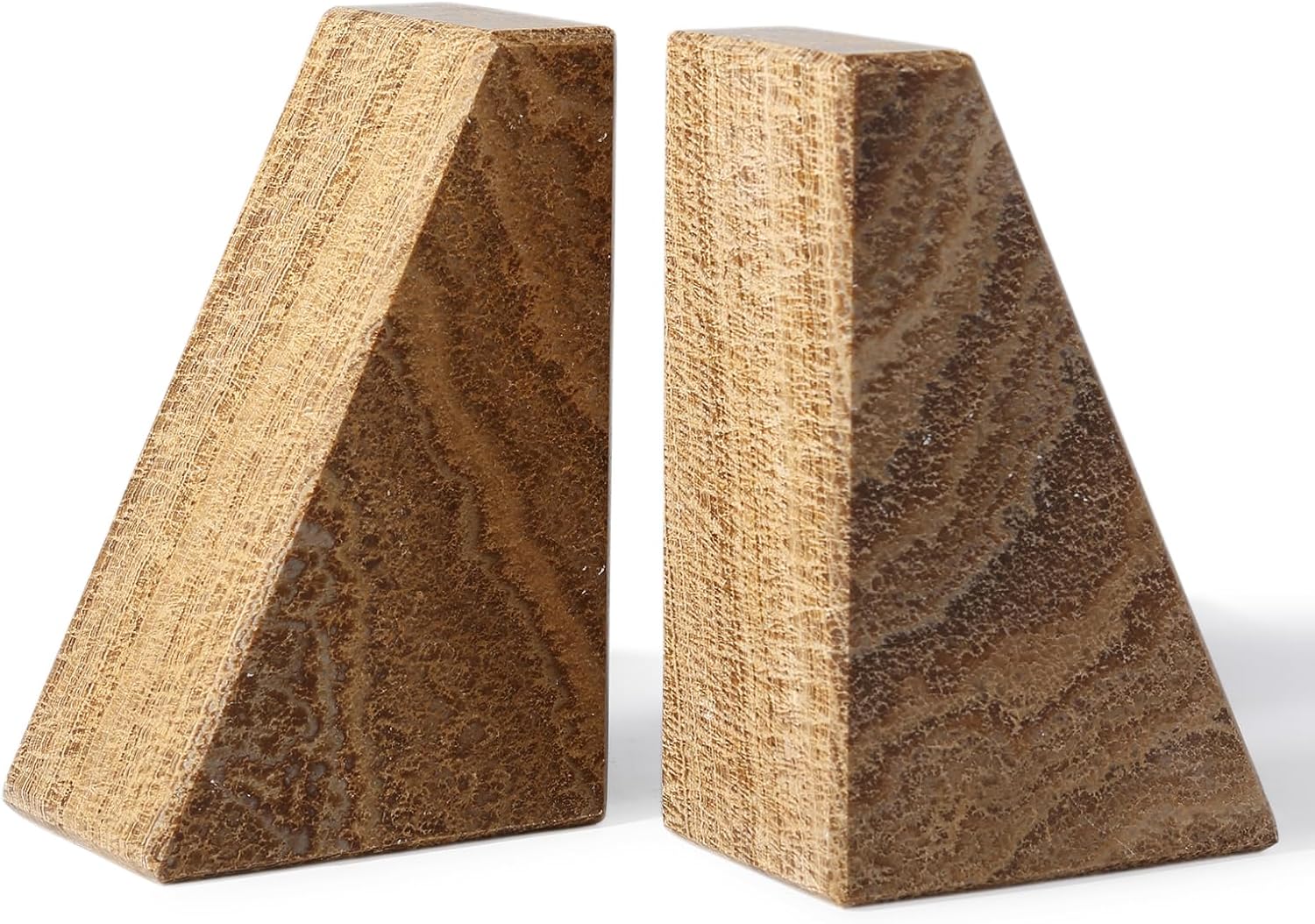 Marble Bookends for Heavy Books - Unique Decorative Holders