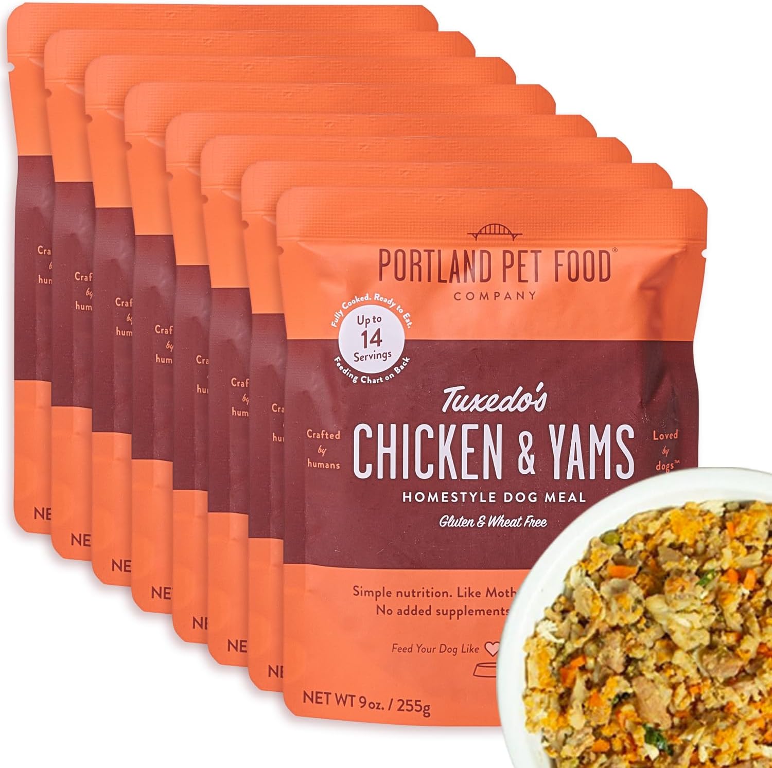 Portland Pet Food Company Fresh Dog Food Pouches for Dogs