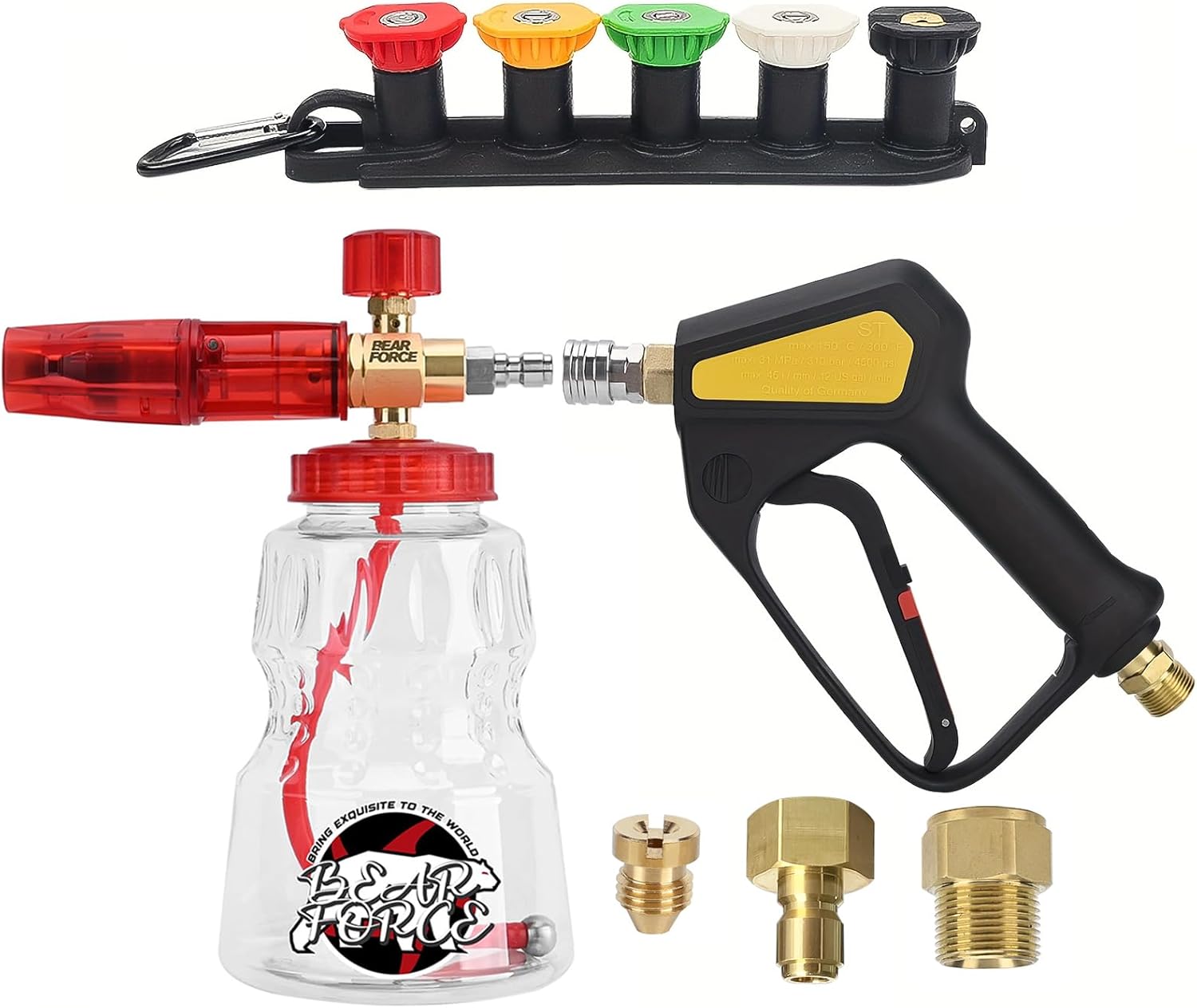 Replacement Short Pressure Washer Gun with Adjustable Foam Cannon