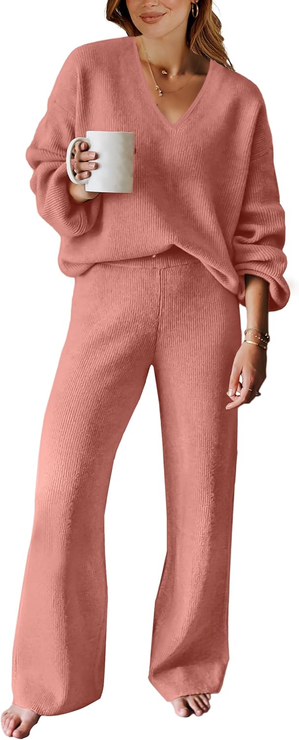 ANRABESS Women 2 Piece Outfits for Cozy Lounge and Travel