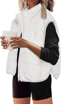 Zeagoo Womens Puffer Vest Sleeveless Zip Up - Lightweight Warm Winter