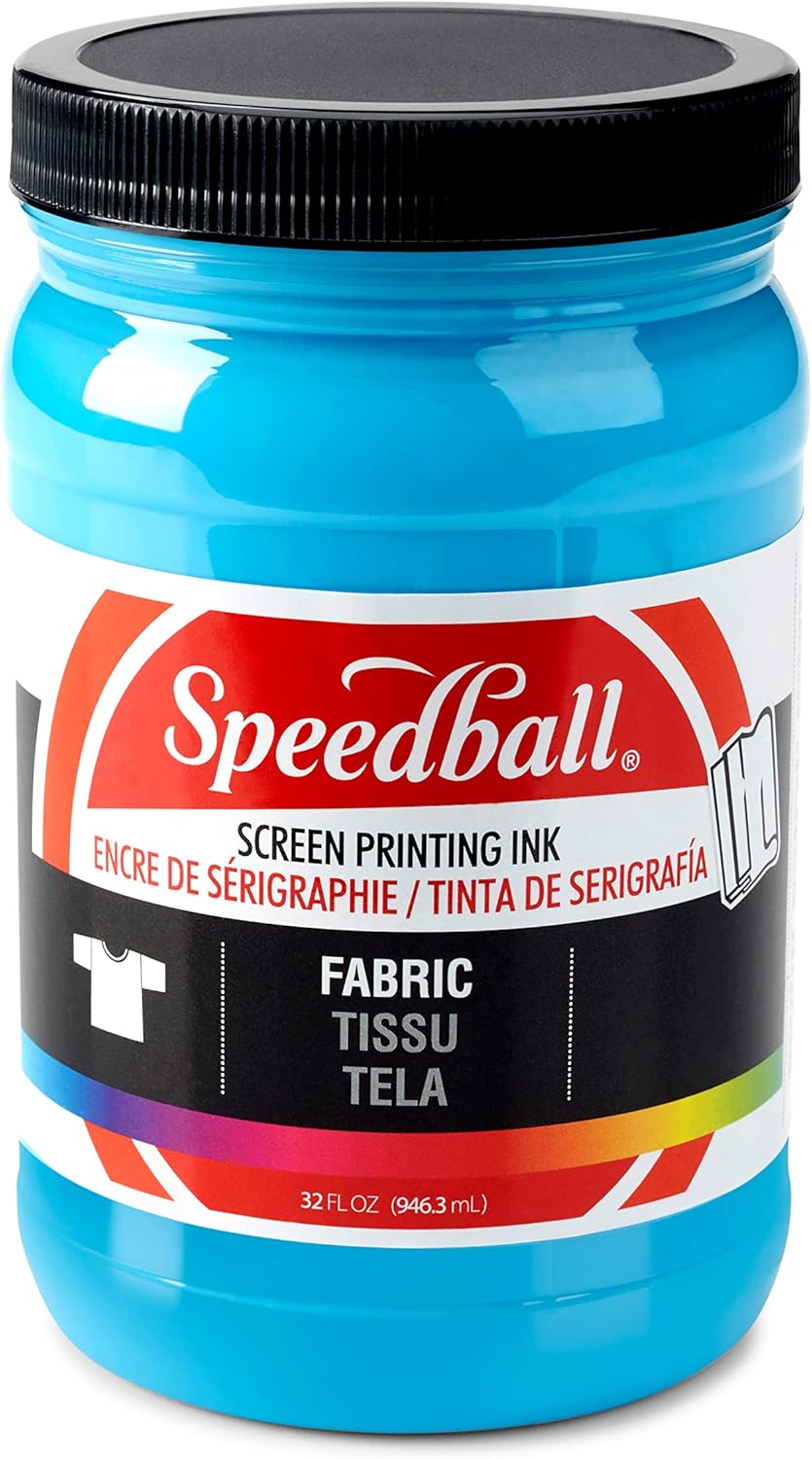 Peacock Blue Screen Printing Ink for Vibrant Fabric Designs
