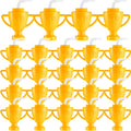 Race Car Trophy Cups 24 Pack 12 oz Party Favors - Gold