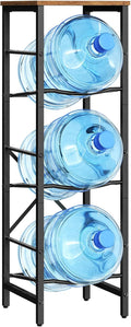 Water Jug Rack 3-Tier Water Bottle Holder - Compact Rustic Stand