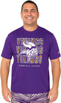 Zubaz NFL Men's Team Graphic T-Shirt - Bold Game Day Style Features