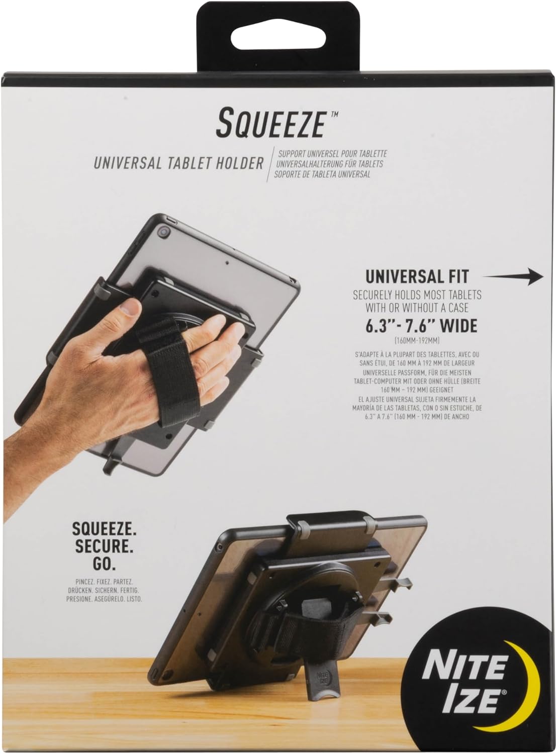 Nite Ize Squeeze Universal Tablet Holder for Hands-Free Use