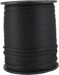 3/16 in Black Dacron Polyester Rope - 500 ft Spool - Low Stretch