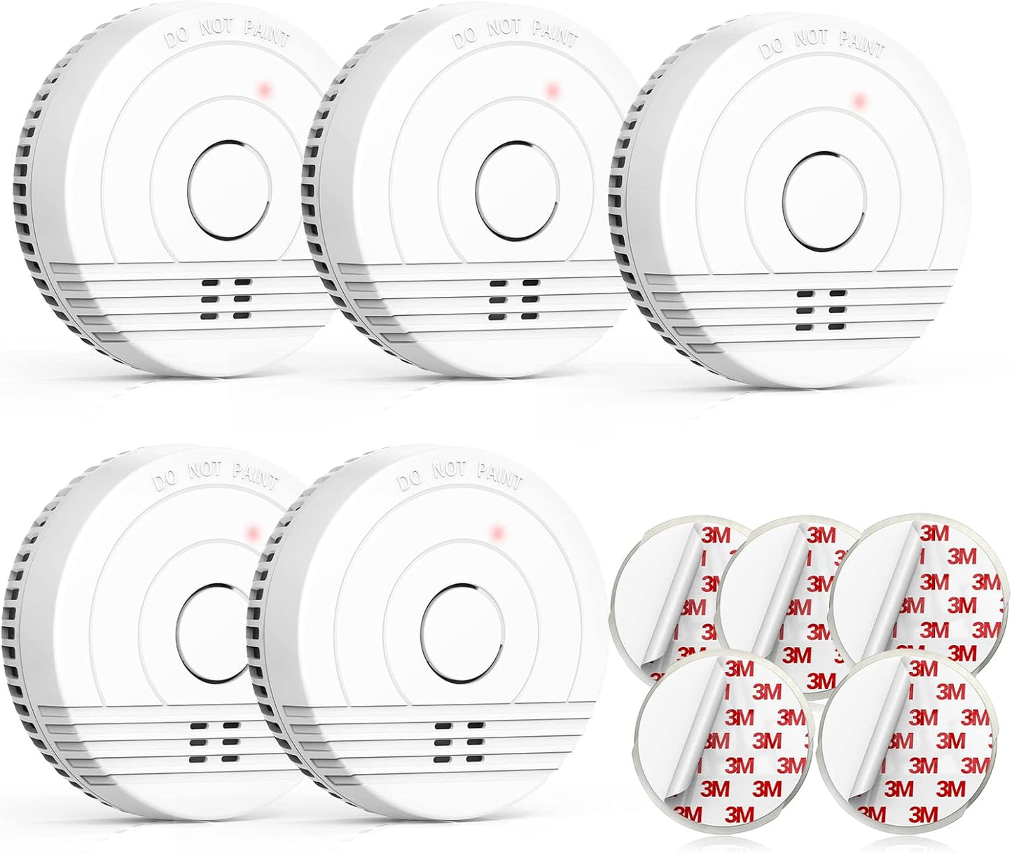 Advanced Photoelectric Smoke Detector Fire Alarm for Home Safety