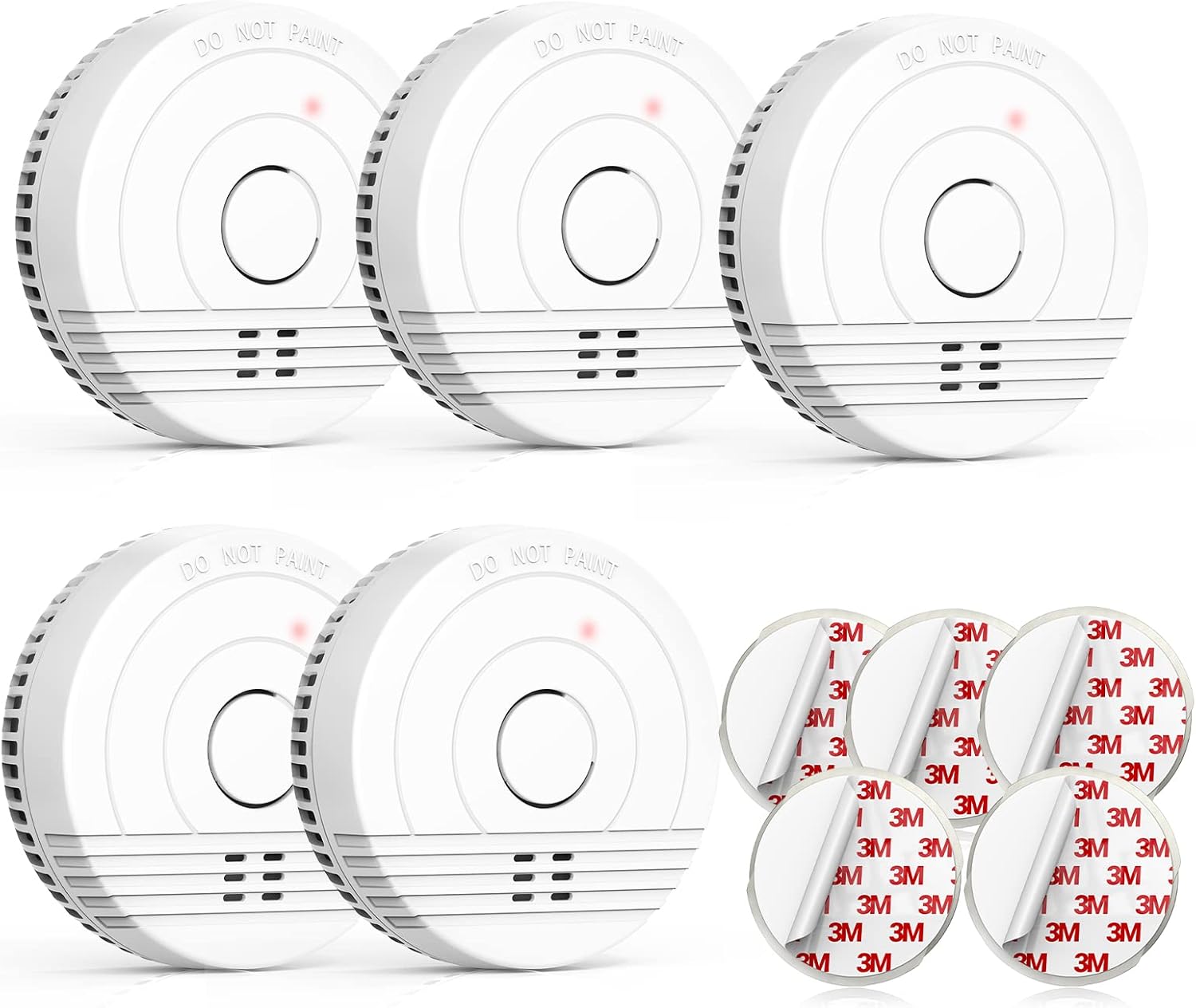 Advanced Photoelectric Smoke Detector Fire Alarm for Home Safety