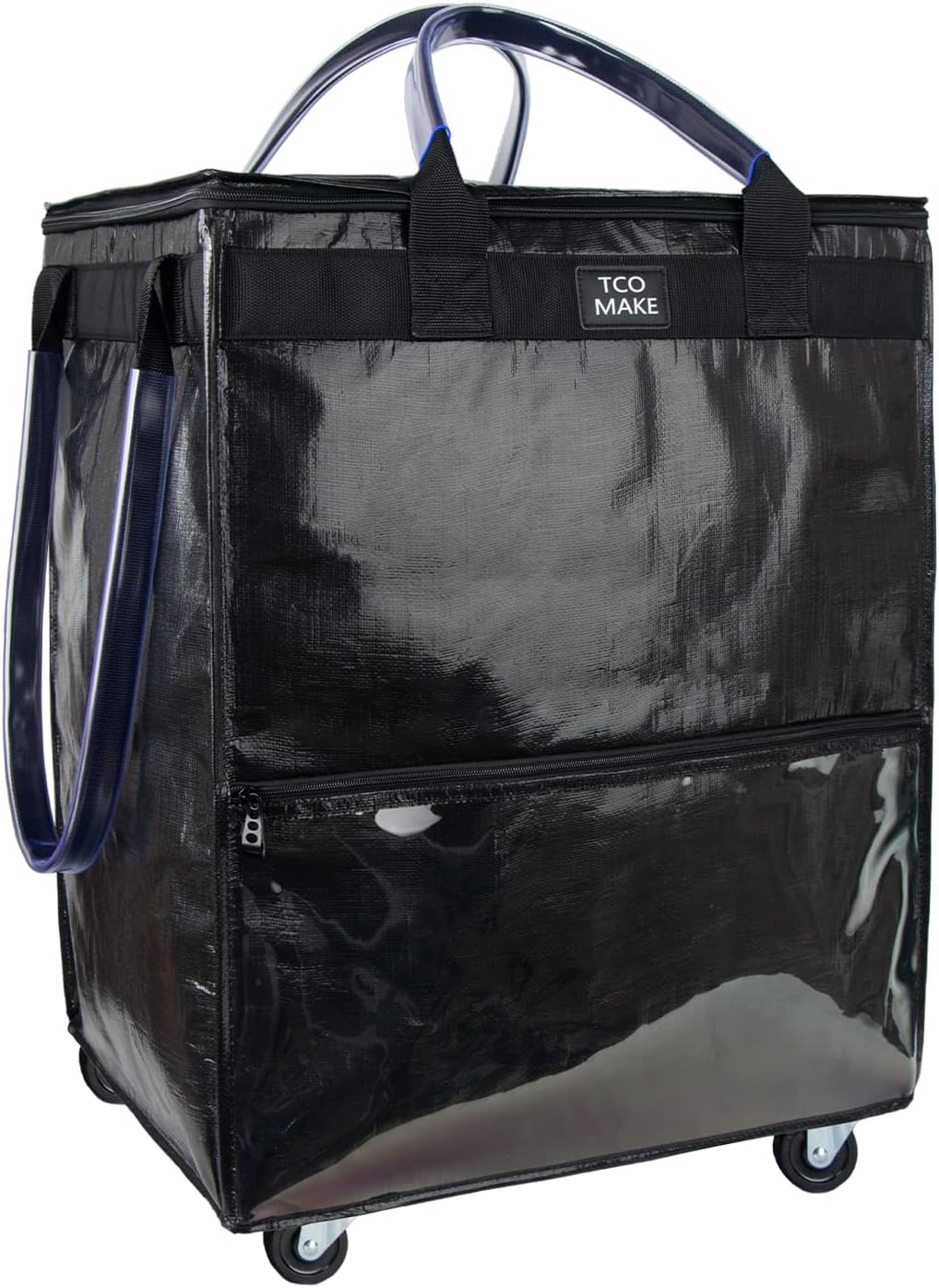 Reusable Grocery Bag on Wheels for Easy Shopping and Storage