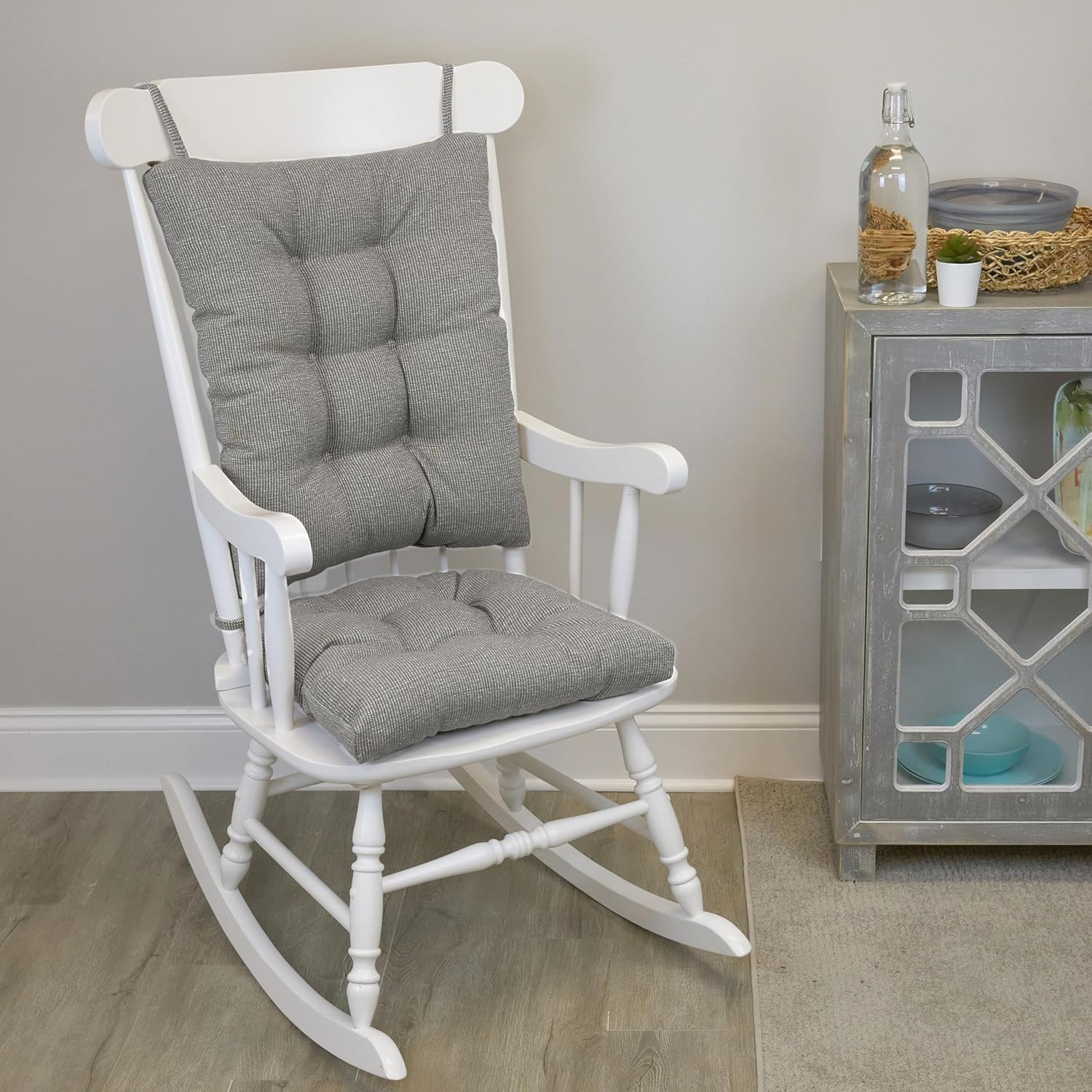 Klear Vu The Gripper Non-Slip Rocking Chair Cushion Set
