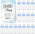 TrelaCo Bottle Chug Baby Shower Game 20 Pcs - Fun Blue Party Favor