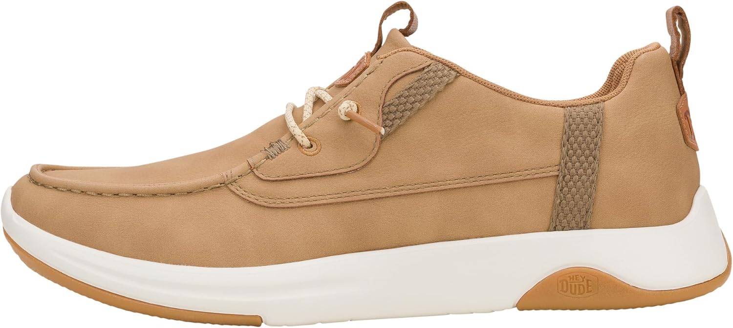 HEYDUDE Mens Wally Drift Classic Slip On Shoes for Men