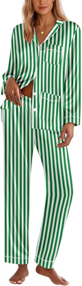 Ekouaer Silk Pajamas for Women Classic Satin Pajama Set - Silky