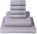 Queen Lavender Sheet Set 6-Piece - Deep Pocket, Cooling Comfort