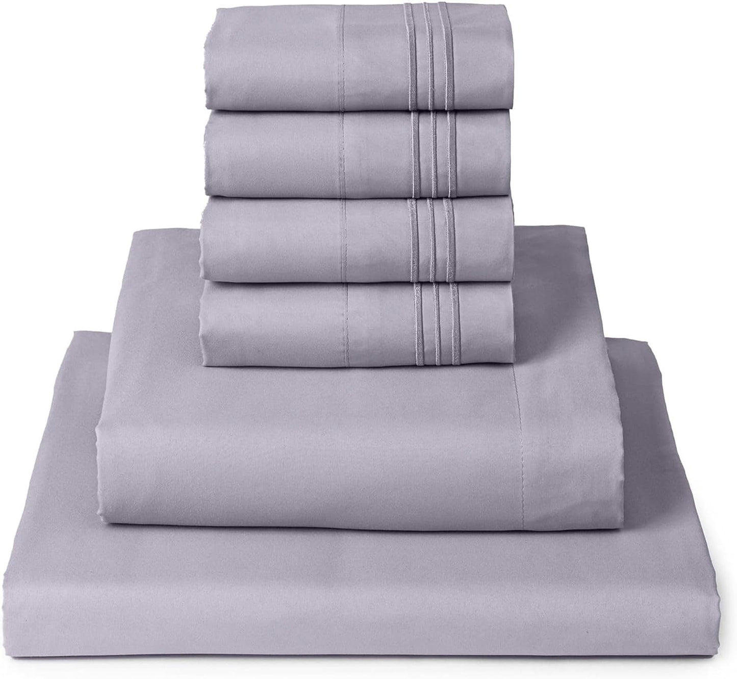 Mellanni Queen Sheet Set - 6-Piece Bedding for Ultimate Comfort