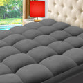 Cooling Bamboo Viscose Mattress Topper for Back Pain - Thick Pillowtop