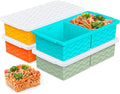 Silicone Freezer Tray with Lid for Soup, Sauce & Broth Storage