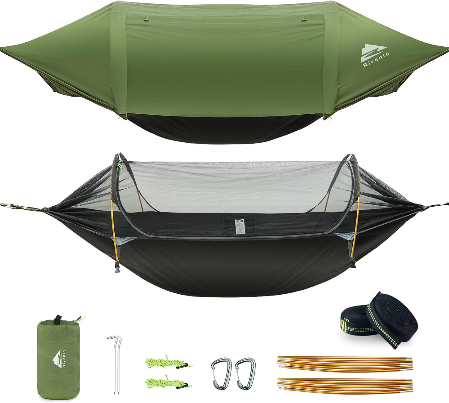 Rivenlo Hammock Tent: Waterproof, Lightweight, All-In-One!