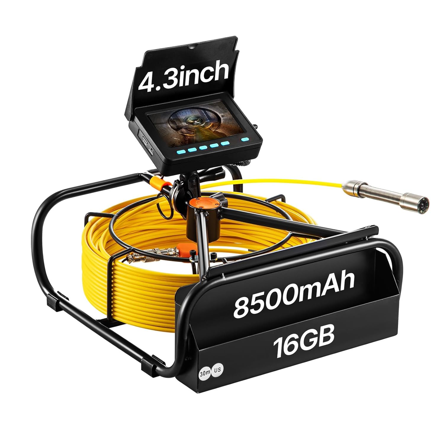 VEVOR Sewer Camera with 98.4 ft Cable for Drain Inspection