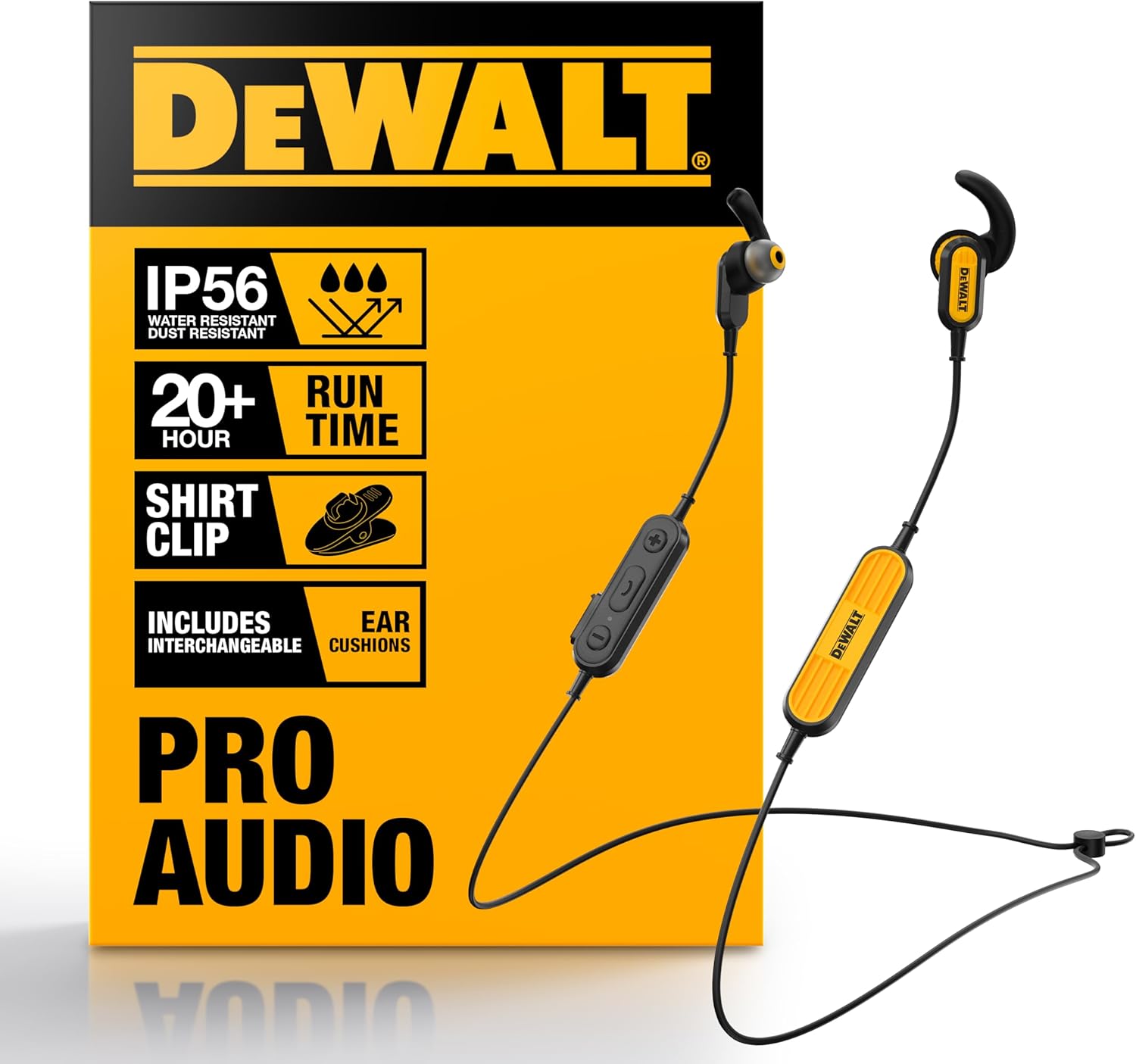 DEWALT Wireless Earphones: Job-Site Power!