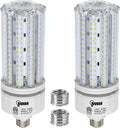 100W LED Corn Bulb 2 Pack - Super Bright 15000lm 5000K