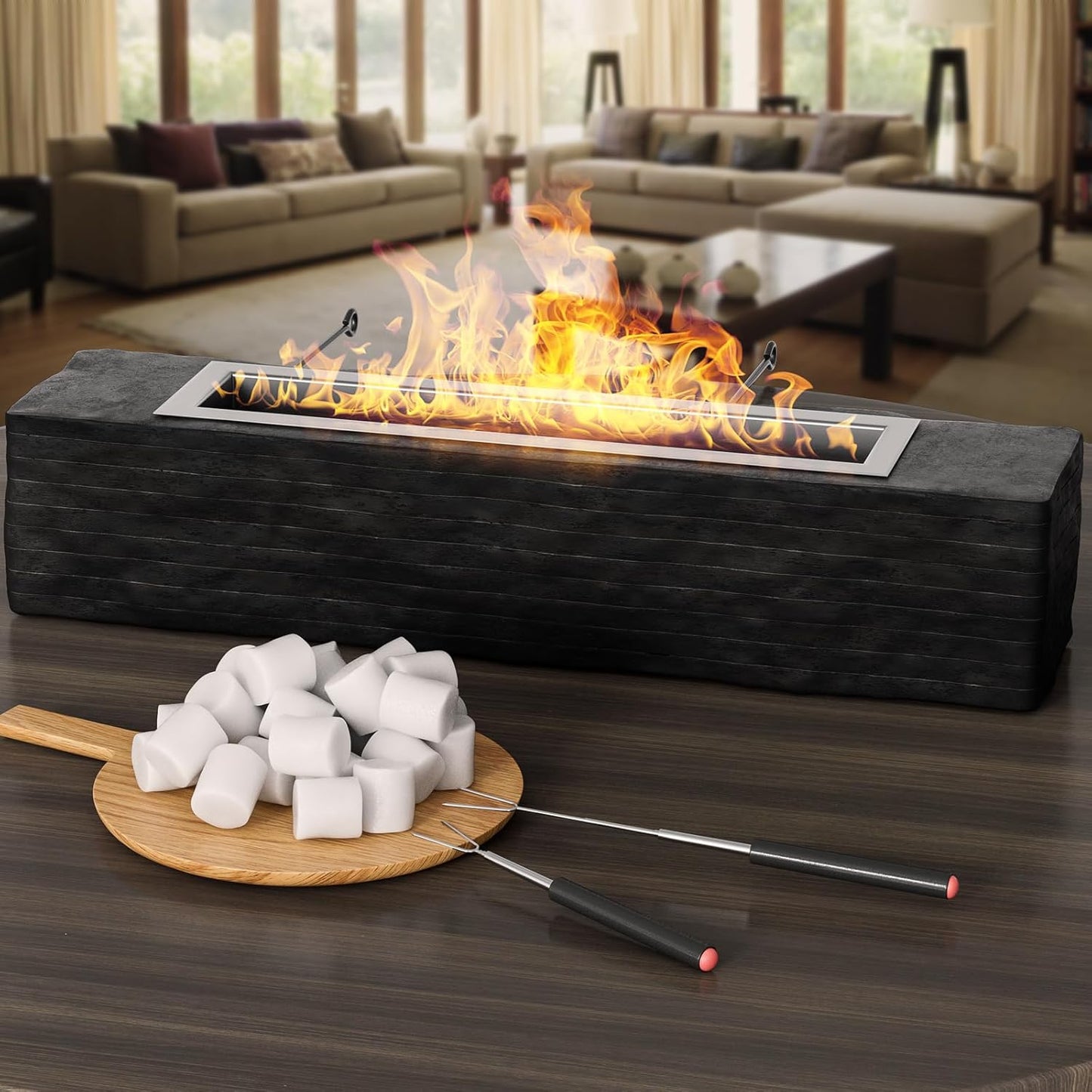 Zgrmbo Table Top Fire Pit - Perfect for Indoor and Outdoor Use