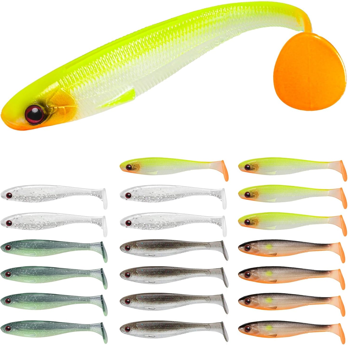 TRUSCEND Soft Fishing Lures - Ultimate Bass Bait